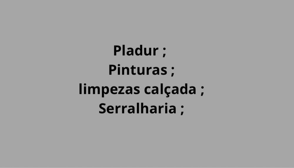 Total obras - serralharia, pinturas, pladur