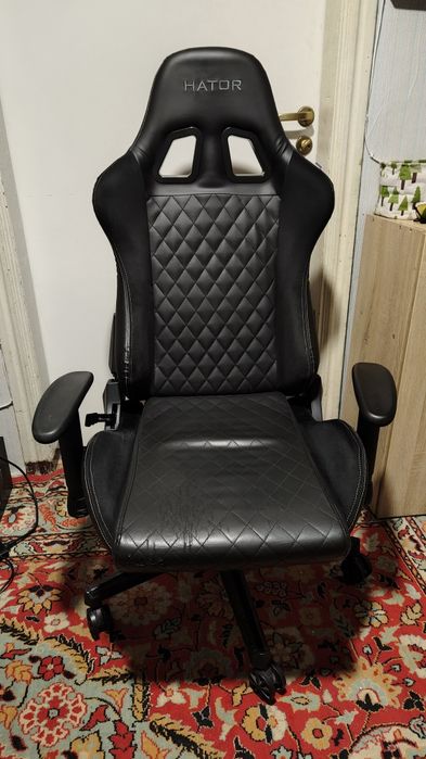 Ігрове крісло Hator Darkside Black (Стан 7/10) (ТІЛЬКИ САМОВИВІЗ)