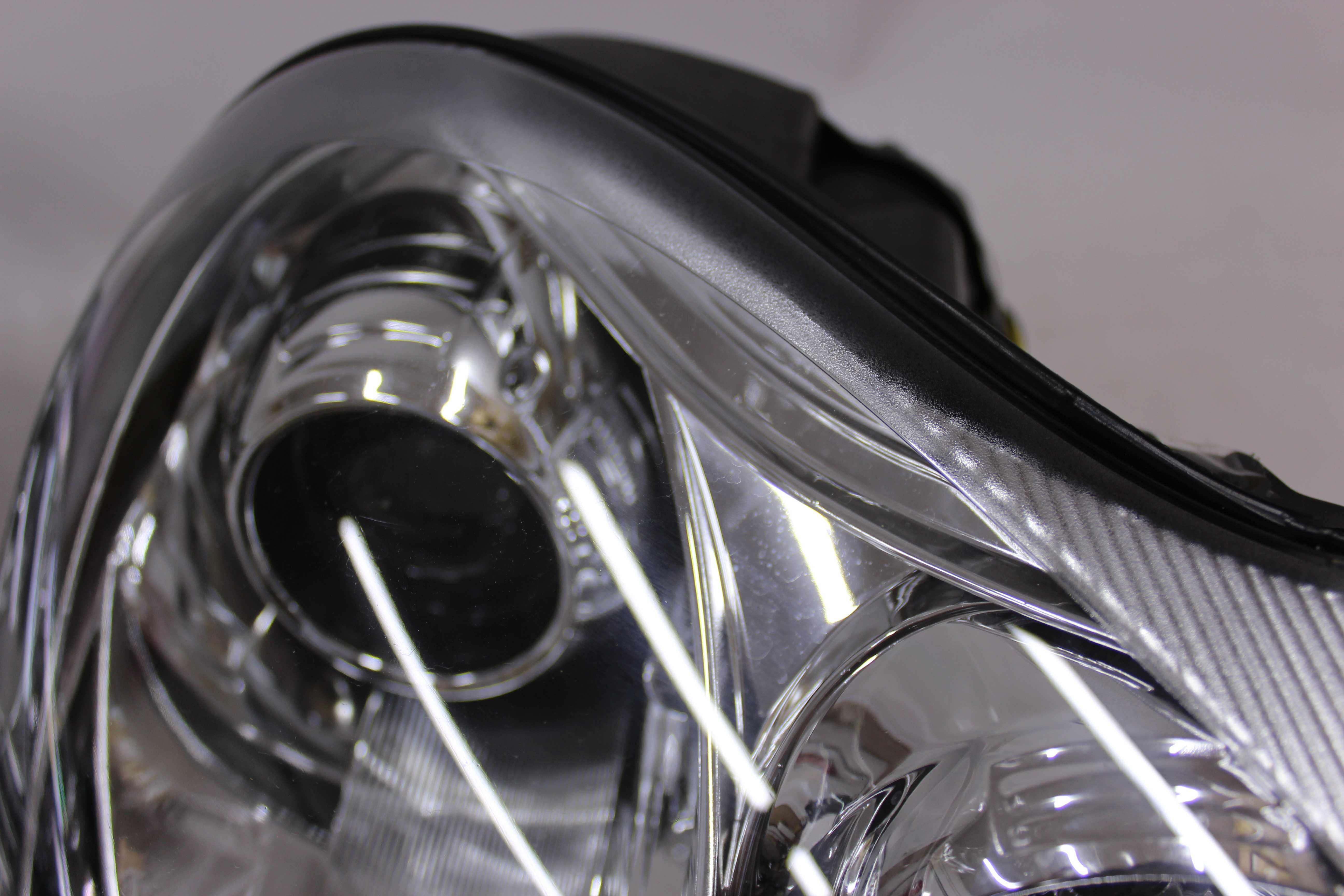 Lampy przednie przód PORSCHE CAYENNE 02-07 XENON D1S LED CHROM IGŁA!