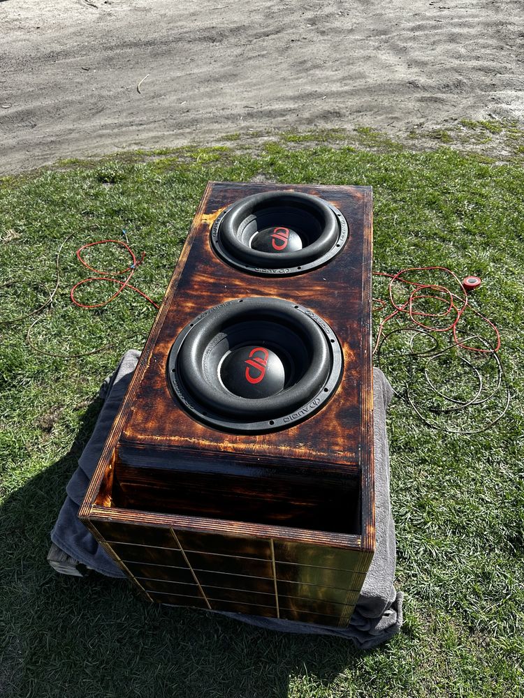 DD Audio 2 x 712 F Car Audio Skrzynia Basowa SPL