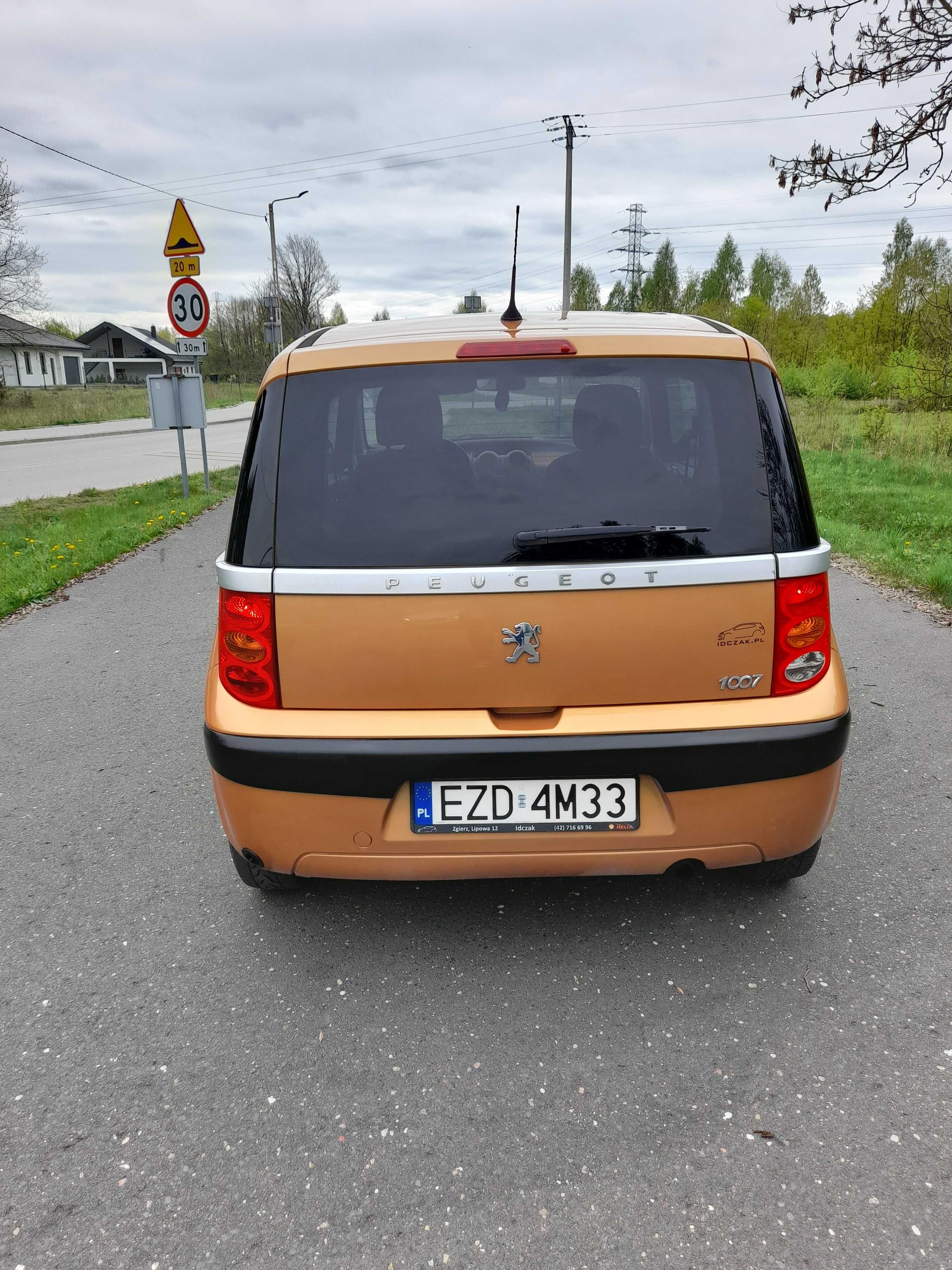 Samochod osobowy peugeot 1007