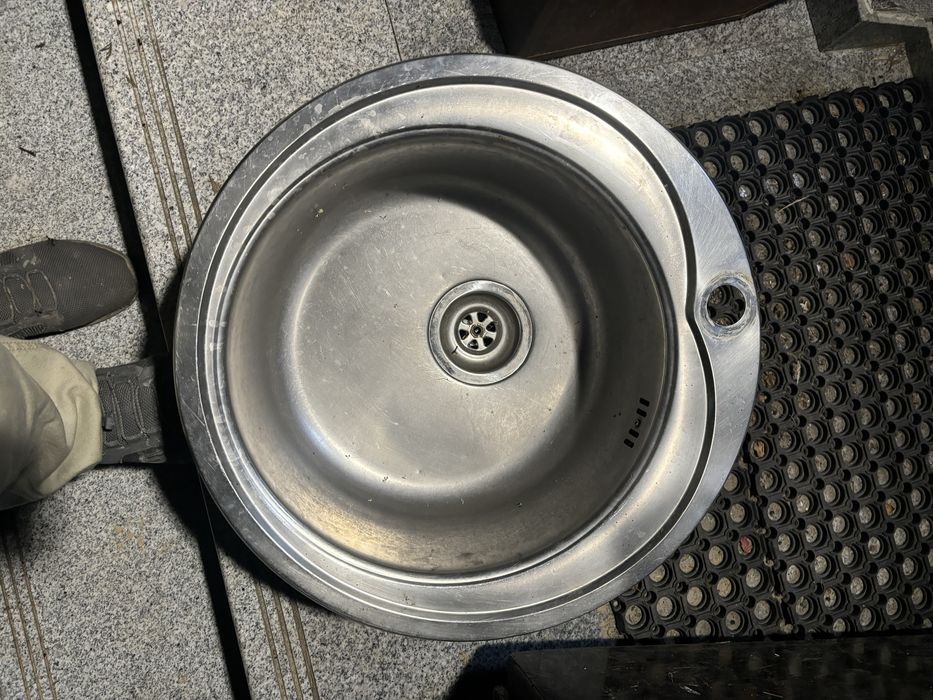 Zlewozmywak Stalowy Satyna 48cm