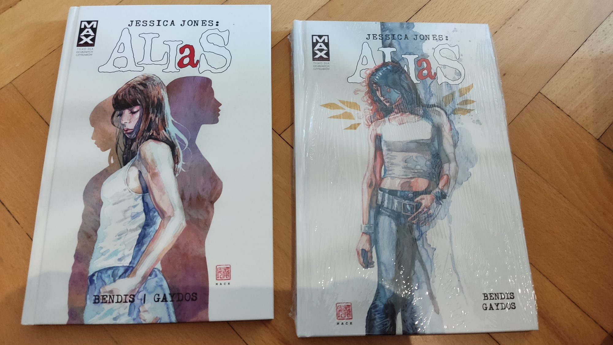 Jessica Jones: Alias 1 i 2 bdb nowy w folii Marvel komiks Mucha