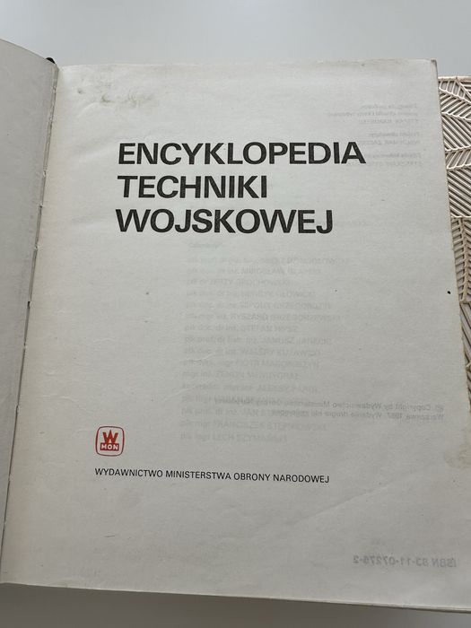 Encyklopedia techniki wojskowej wydawnictwo mon Jerzy Modrzewski