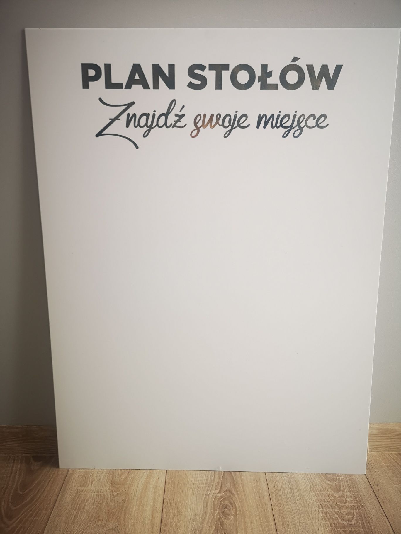 Tablica "plan stołów"