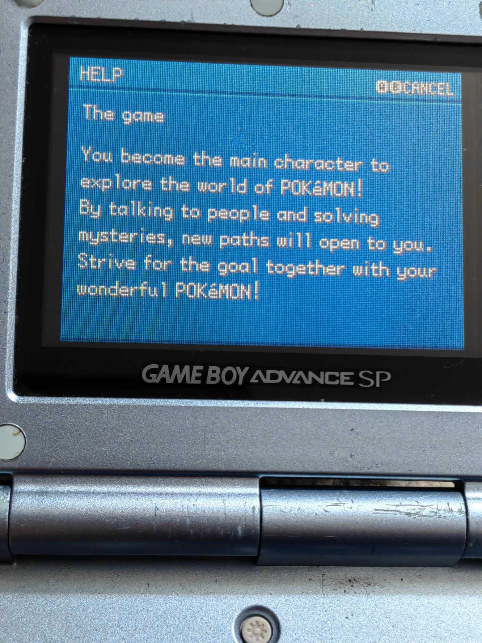 Pokemon Ruby Version! nowa gra na Nintendo Game Boy Advance GBA SP NDS