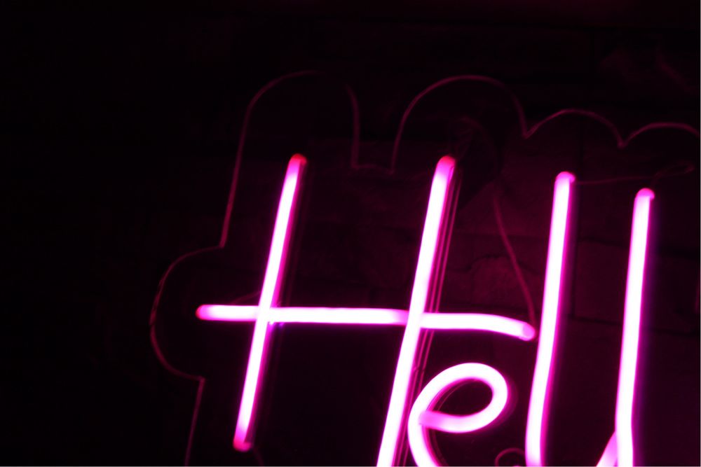 Neon Led „Hello Thirty”