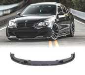 SPOILER LIP FRONTAL ​​​​BMW E60 E61 03-10 LOOK M5 PRETO BRILHANTE