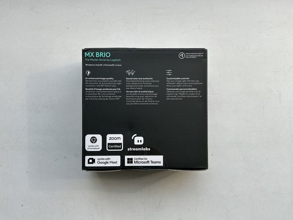 Професійна веб-камера Logitech MX Brio (4K) (960-001558) (960-001550)