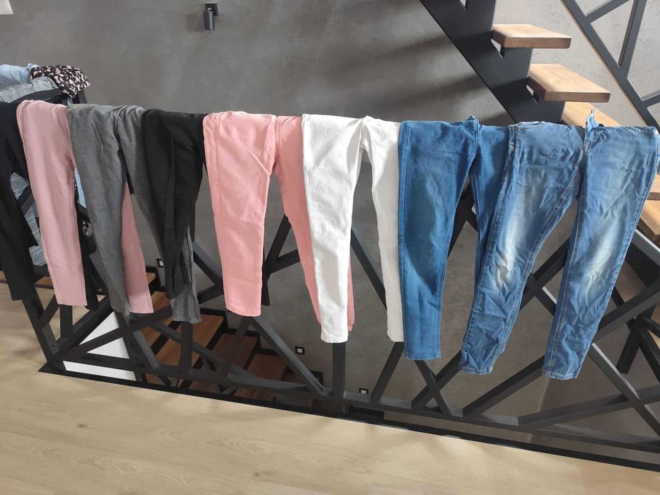 16 par spodni + bluzka gratis 146/152