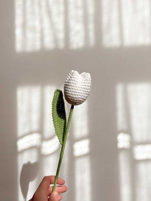 Tulipa em Crochet várias cores