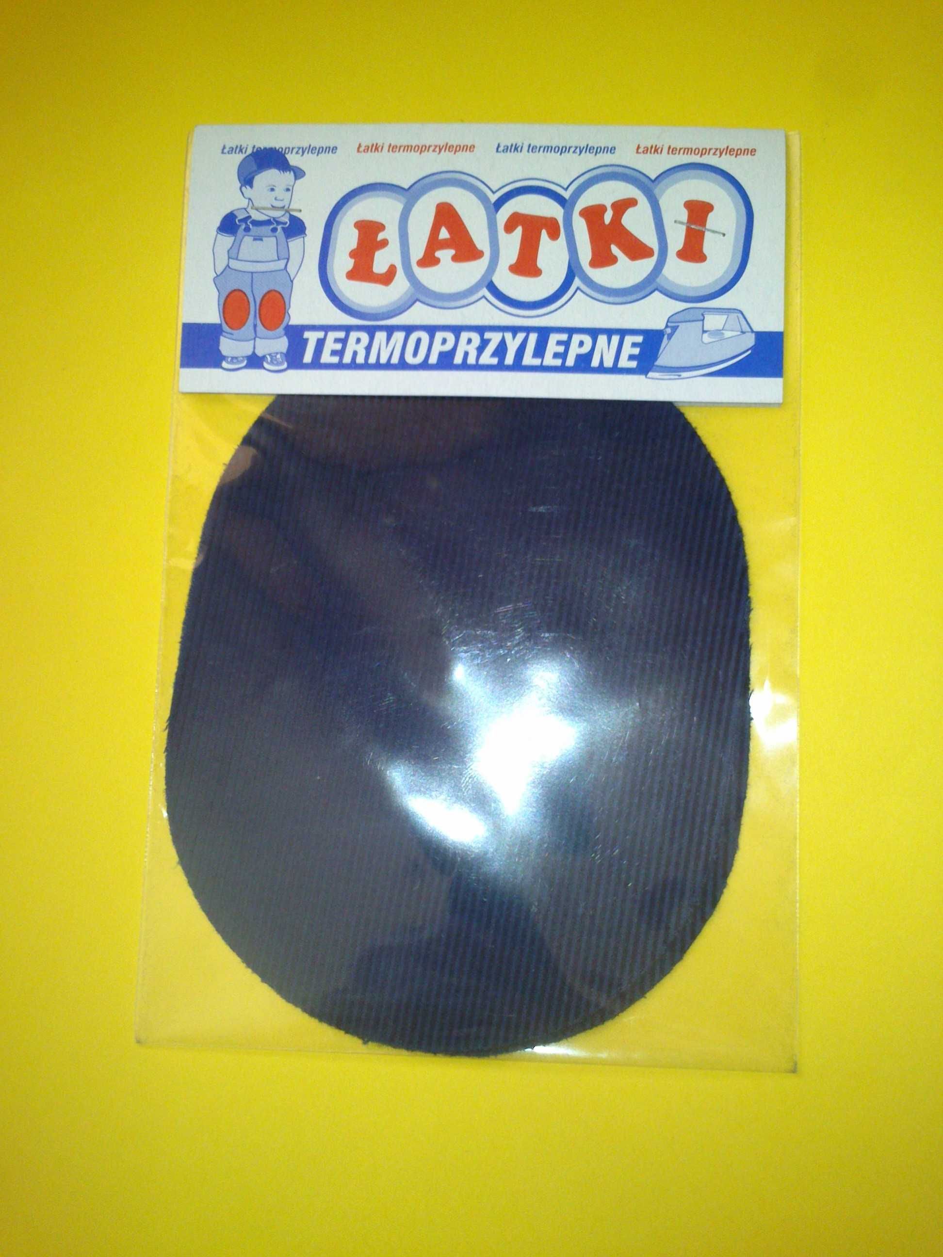 Łatki termoprzylepne niebieskie ozdoba naprawa letnie lato granatowe