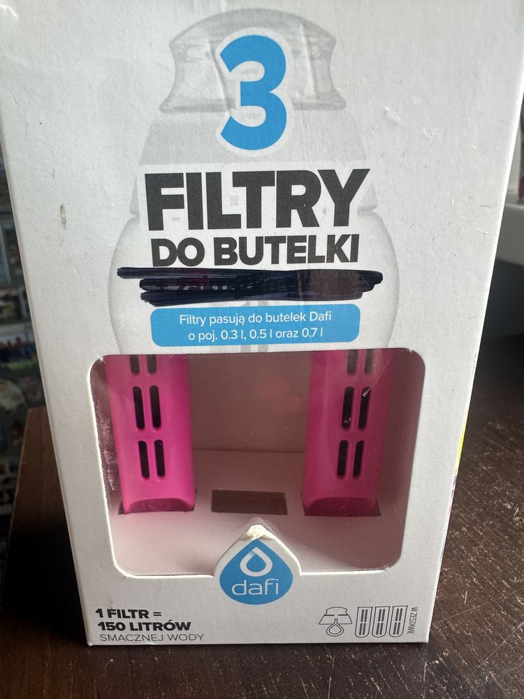 Dafi -  2 filtry do butelki  0,3l  0,5l. 0,7l