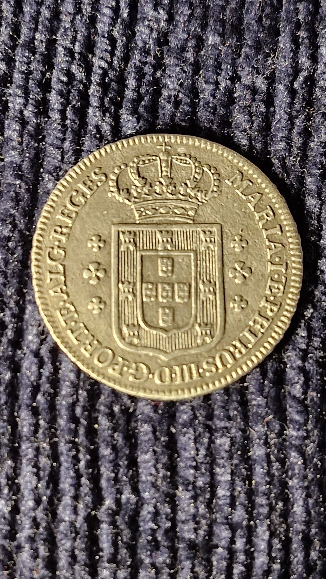 Moeda PRATA D.JOÃO II - D.Maria l 120 Reis