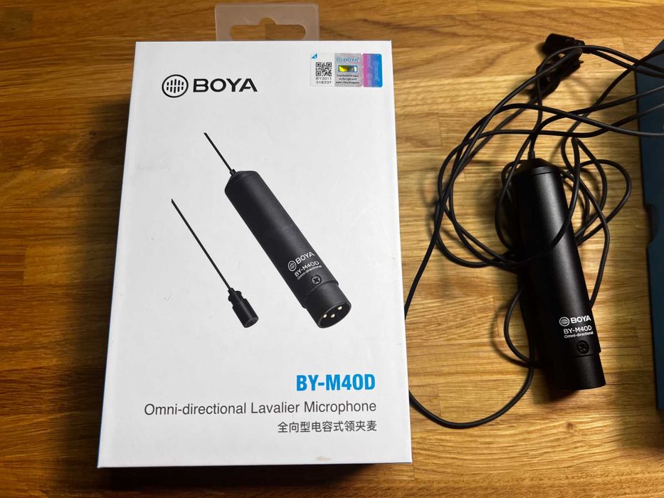 Mikrofon krawatowy XLR Boya BY-M4OD