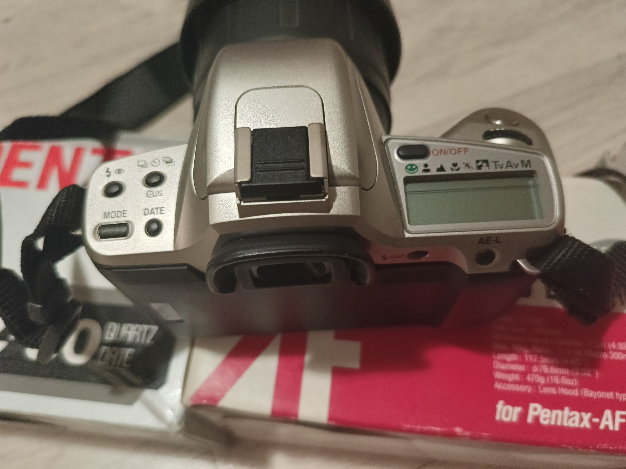 Pentax MZ-60 z obiektywami