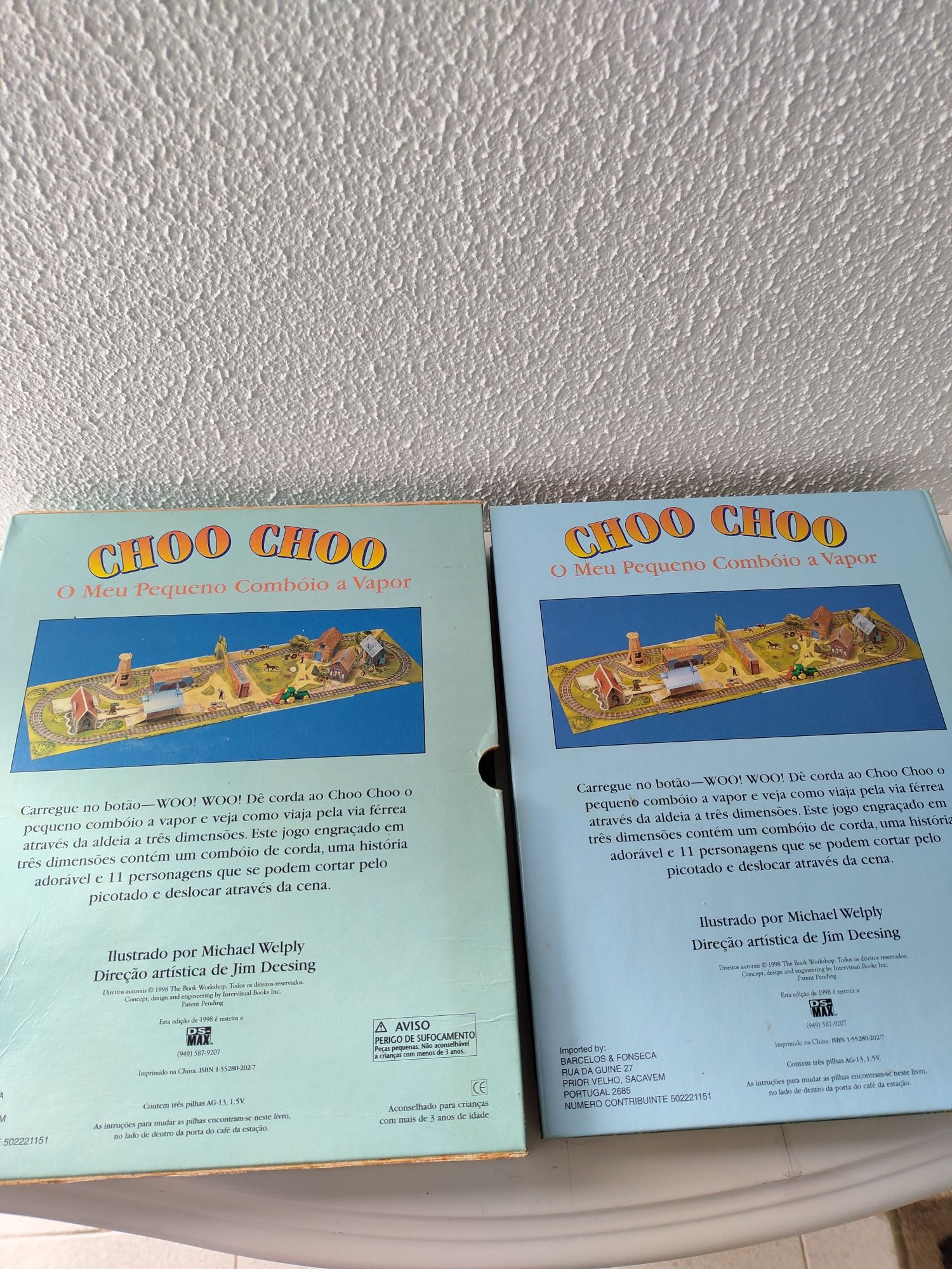 Comboio a vapor coleção Choo Choo 3D 1998