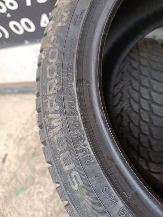 Продам комплект шин Nokia Snowproof 1 245/45-17