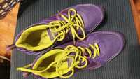 fioletowe Dunelop neonowe r. 39 sportowe buty trampki