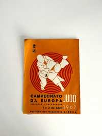 Folheto Campeonato de Judo 1967 Lisboa