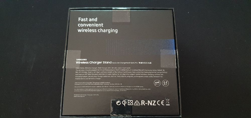 Carregador wireless samsung c/ fast charging - Compativel com QI