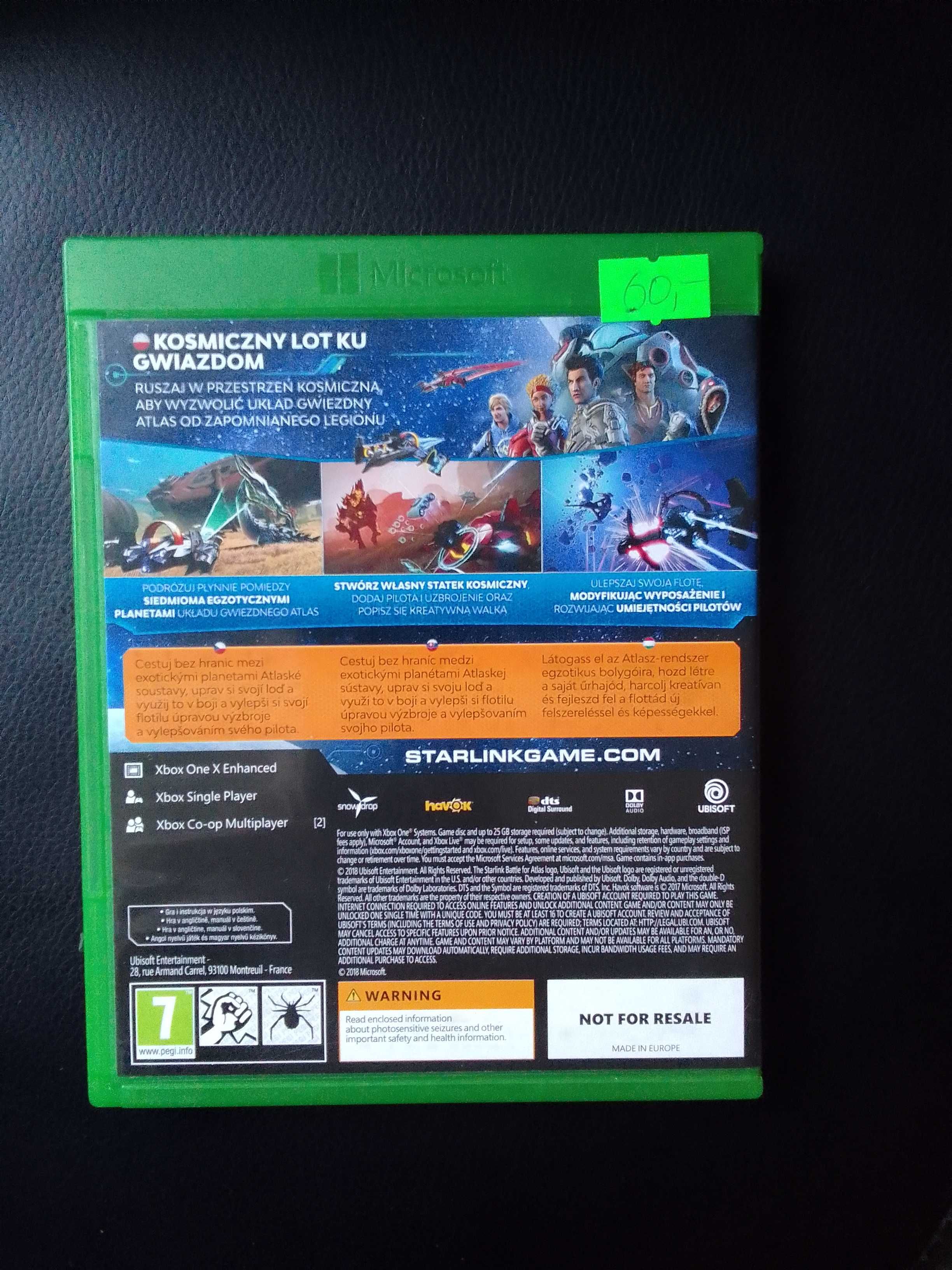 Gra STARLINK XBOX ONE statek plus dodatkowa figurka. Dubbing PL