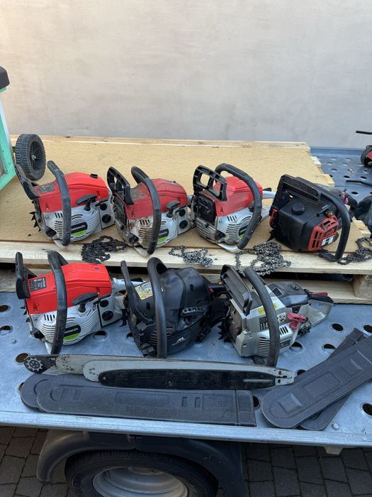 Piła pilarka łancuchowa spalinowa siedem szt