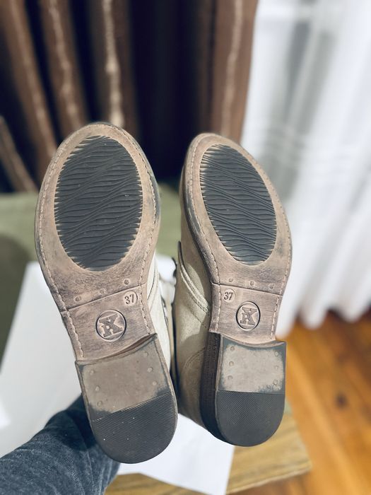 Осінні замшеві черевички,37 розмір