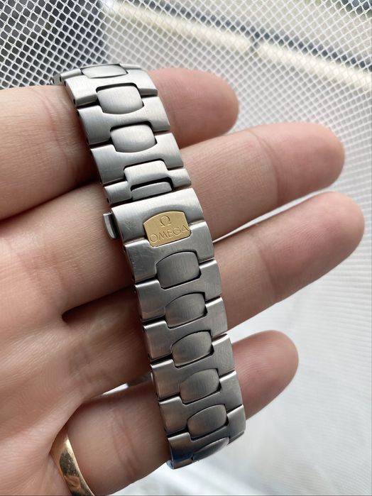 Omega Seamaster Polaris Quartz stal zloto