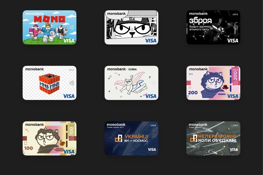 Скіни monobank скіни qr