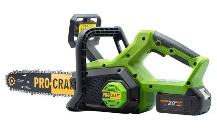 Цепная Аккумуляторная Пила Procraft PKA60 Шина 350 мм + 2акб 4ач