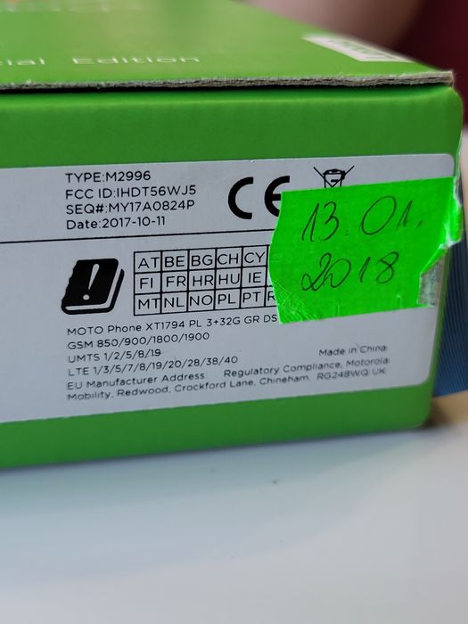 Motorola G5s 3GB + 32GB (M2996) Lenovo