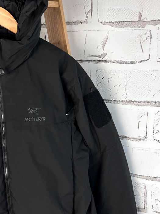 Чоловіча куртка Arcteryx Leaf Cold Wx Hoody чорна мілітарі велкро М,Л