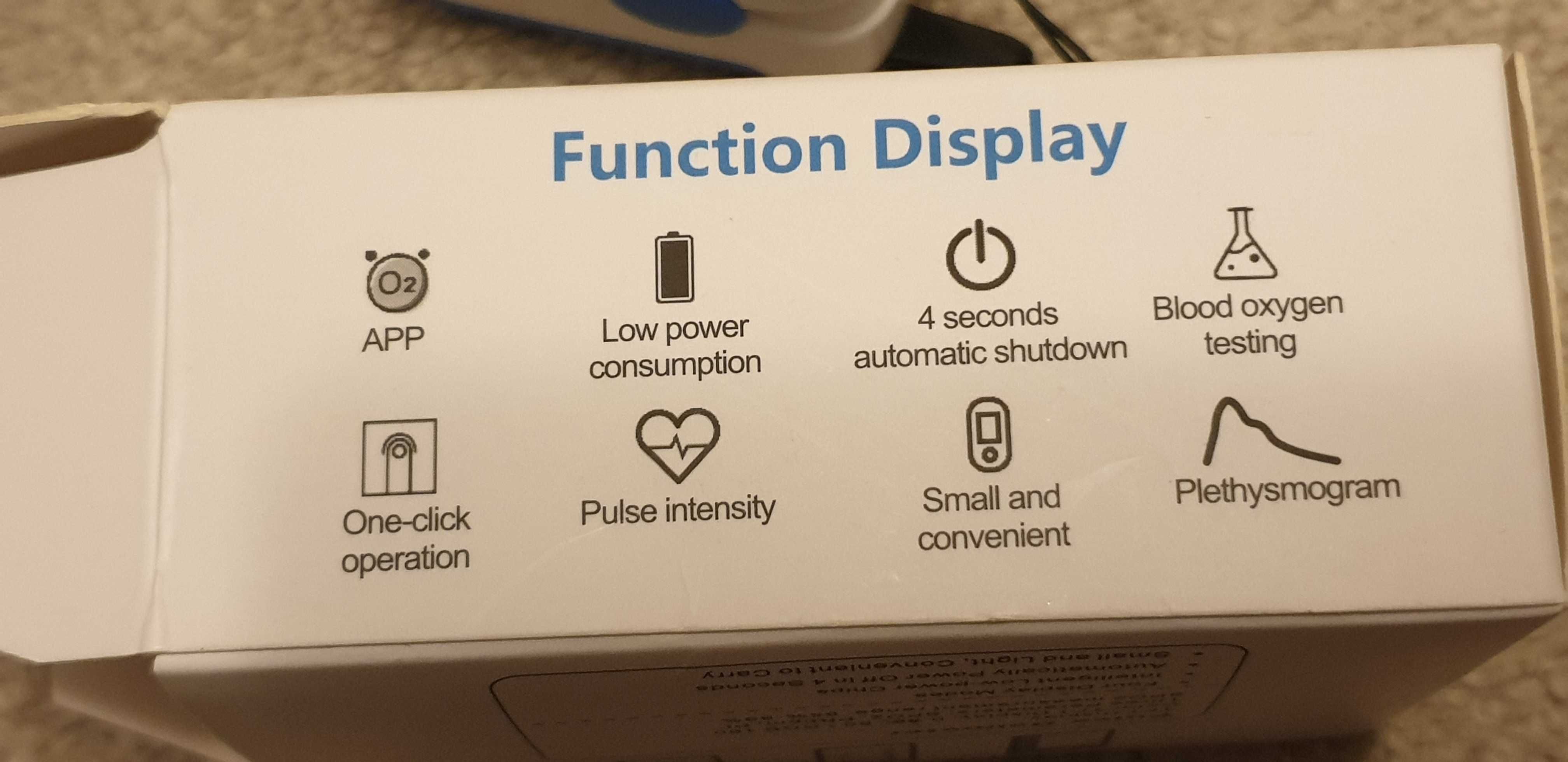 Pulsooksymetr z Bluetooth