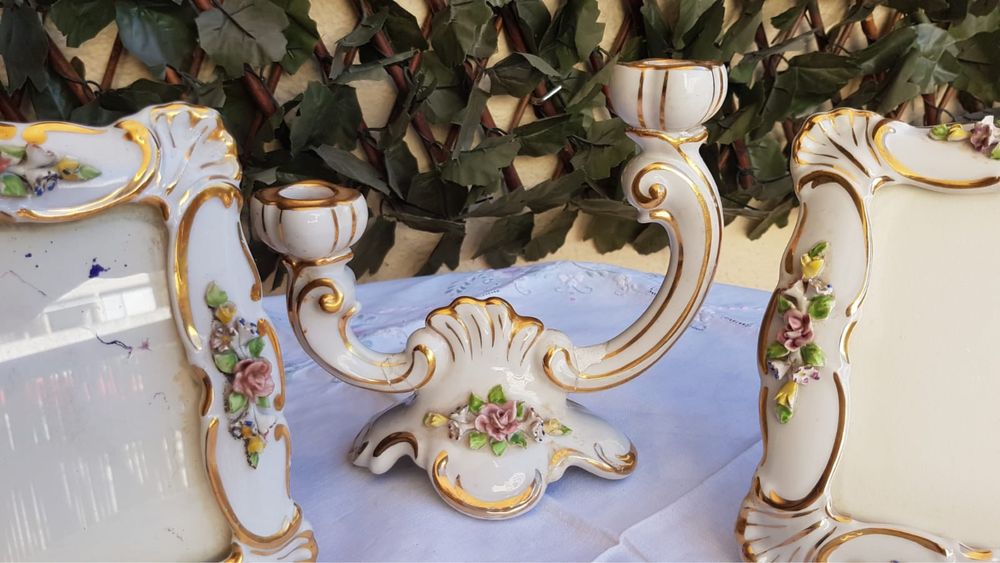 Conjunto peças Porcelana de Alcobaça numeradas