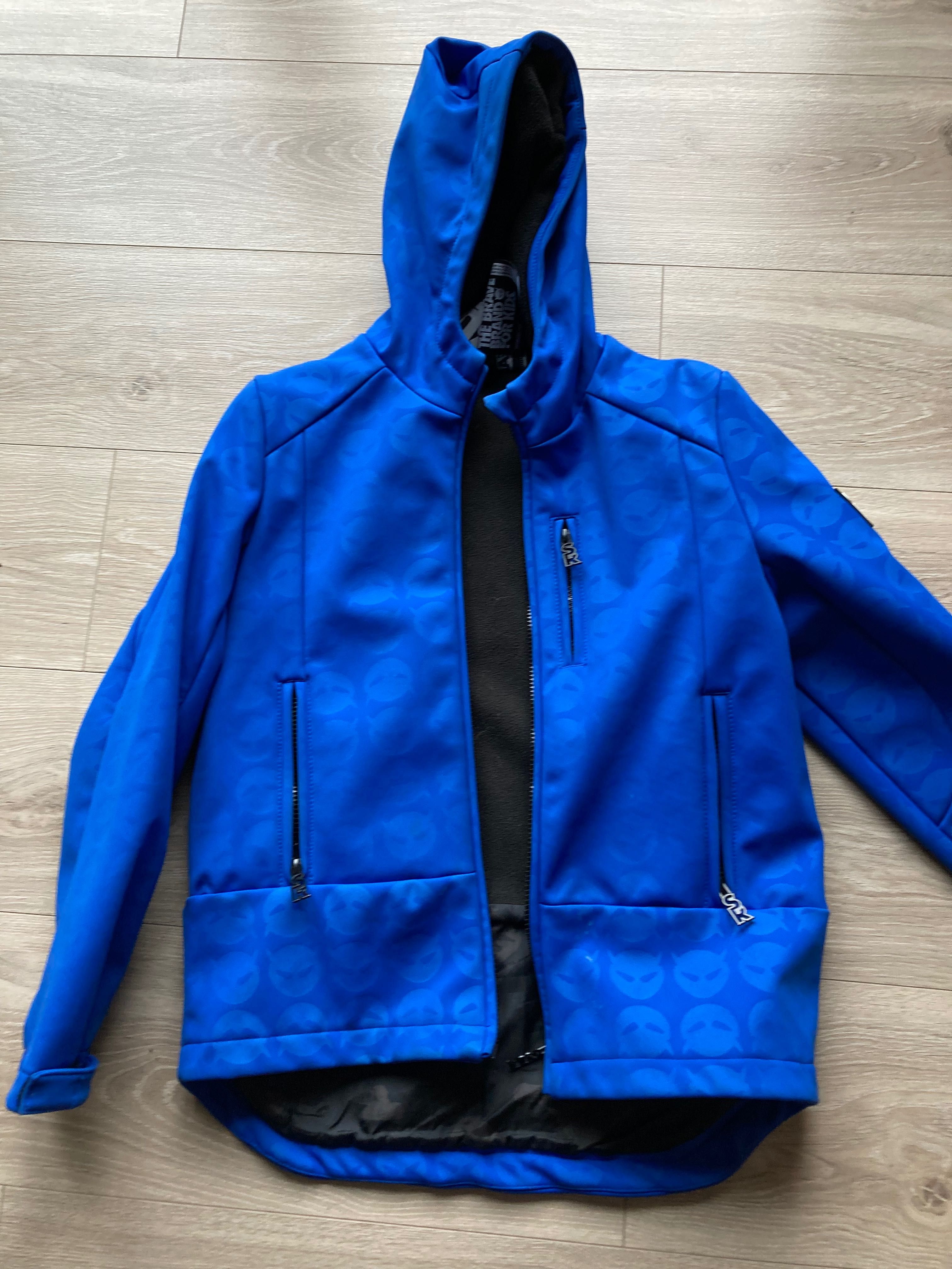 Kurtka North face Softshel Trekkingowa 152 cm j.nowa z polarem ciepła