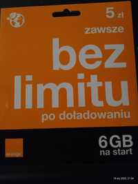 780-pięć trzy osiem-780 Starter Orange na kartę. 780***780