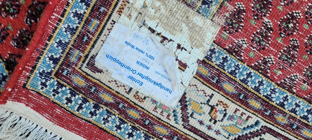 -70% lśniący orientalny indo saroug mir perski dywan  R.tkany 95/180