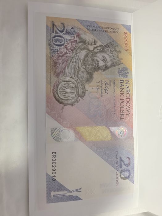 Banknot Tysiąclecia Koronacji Bolesława Chrobrego 20zl