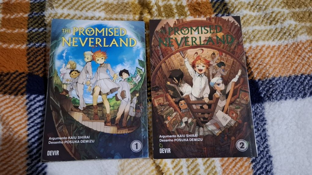 Mangá - The Promised Neverland volume 1 e 2