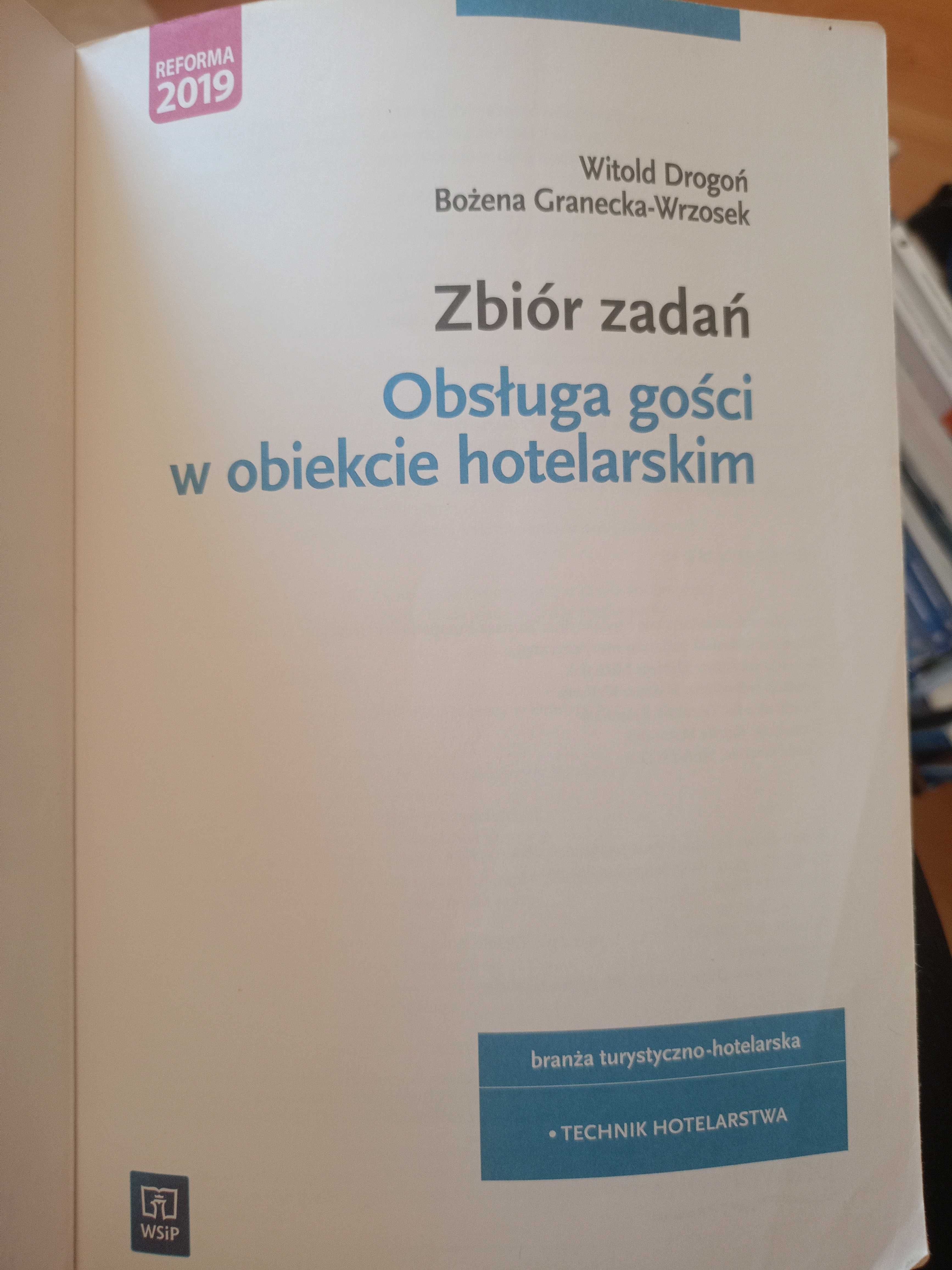 Zbiór zadań obsługa gości w obiekcie hotelarskim redakcja WSiP