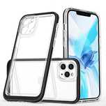 Clear 3in1 etui do iPhone 11 Pro Max żelowy pokrowiec z ramką czarny