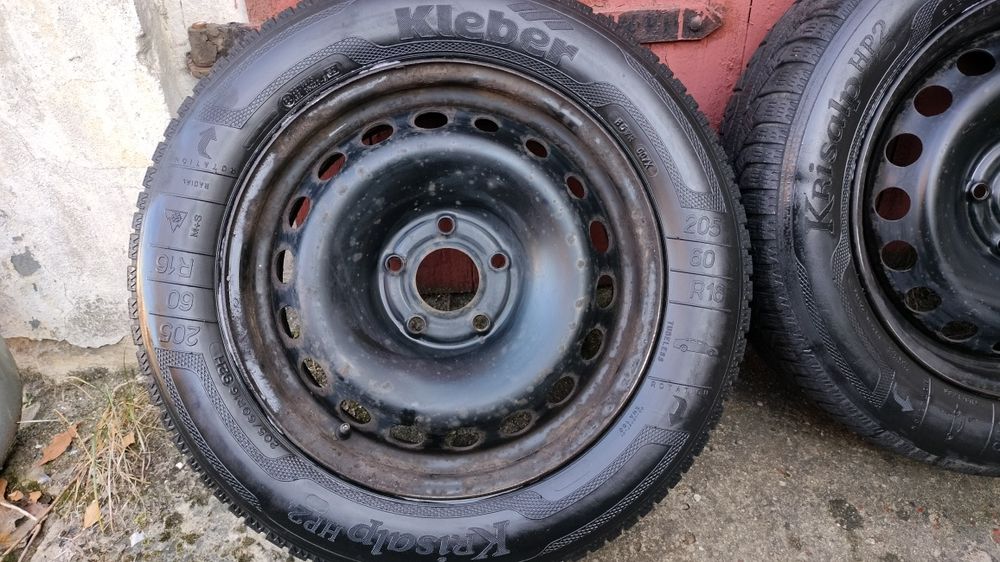 Koła stalowe 5X114.3 Renault Megane, Scenic 205/60/16 z oponam