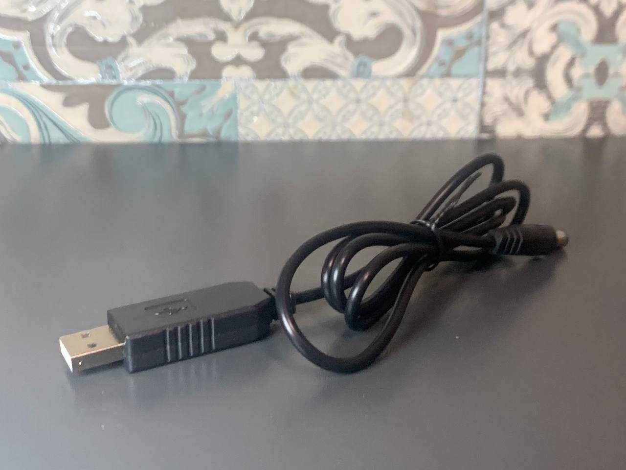 USB кабель для роутера с преобразователем с 5V на 12V
