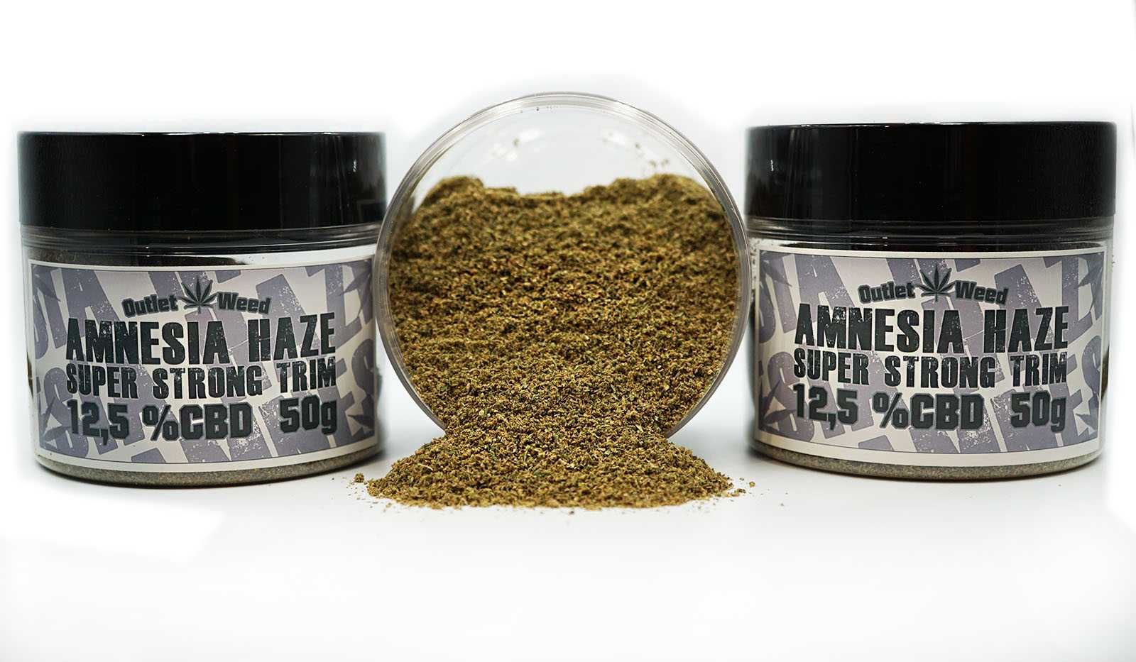 Amnesia Haze Super Strong Susz CBD 12,5% - TRYM CBD Mocny 50g