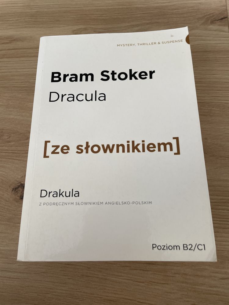 Dracula Bram Stoker B2 ze slownikiem