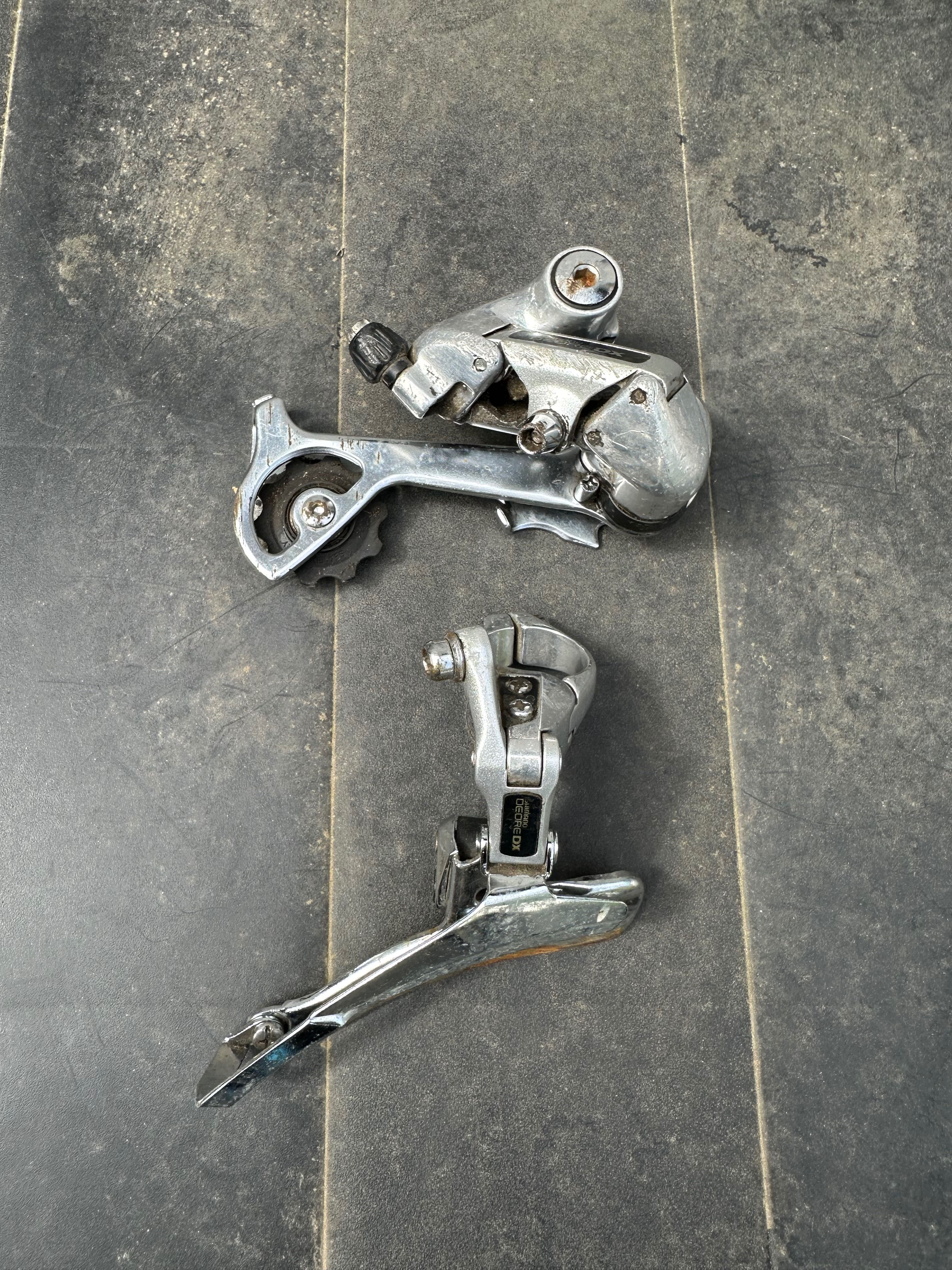 Przerzutka tył i przód Shimano Deore DX RD-M650 sprawne
