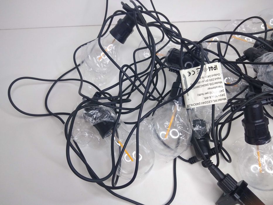 Girlanda ŚWIETLNA LED 20 żarówek IP44