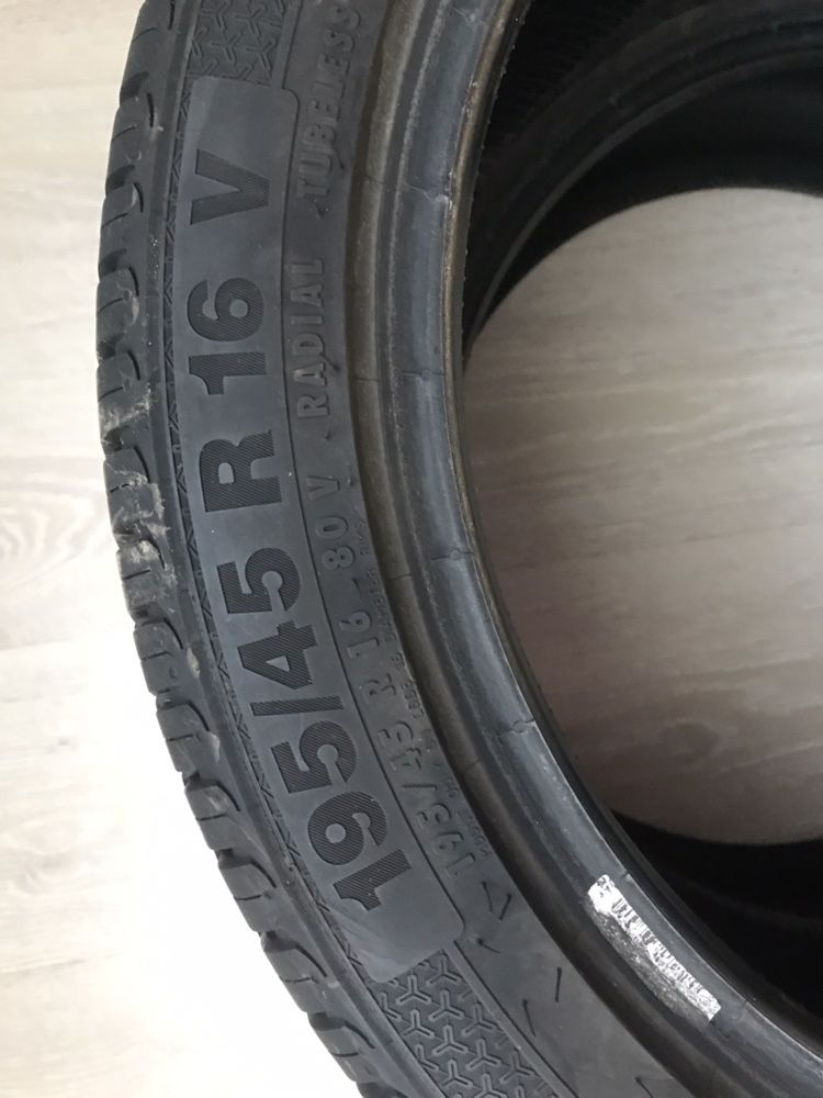 2 Opony letnie 195/45 r16