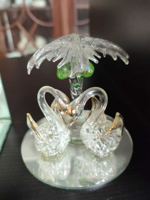 4 Peças decoração, em Cristal, Arte Yongxin - Antigo Vintage